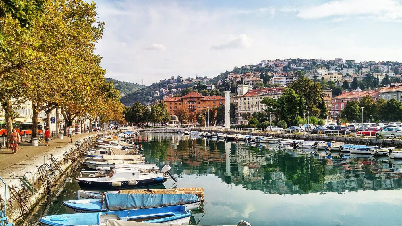 Rijeka escales en croatie